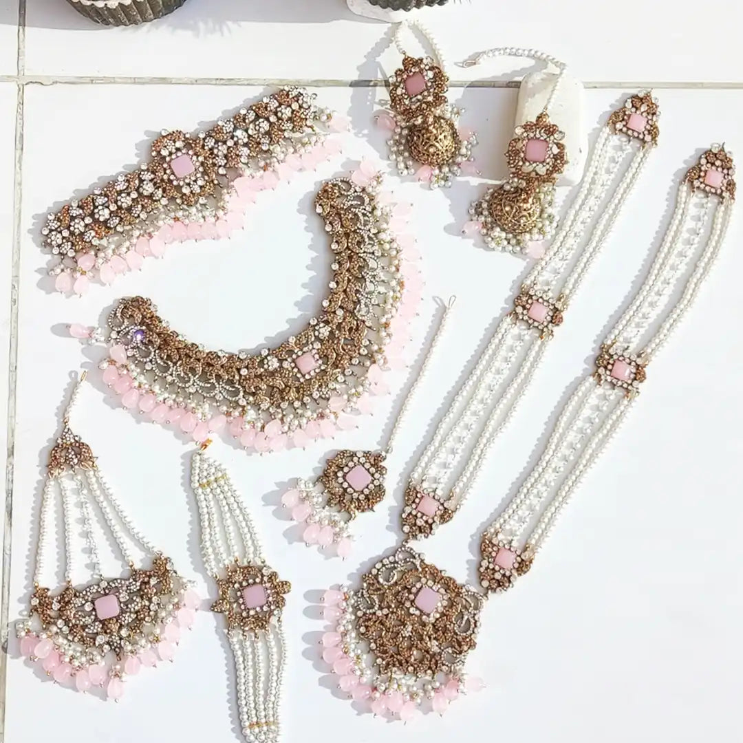 gold mala set design in pakistan NJC-001_4