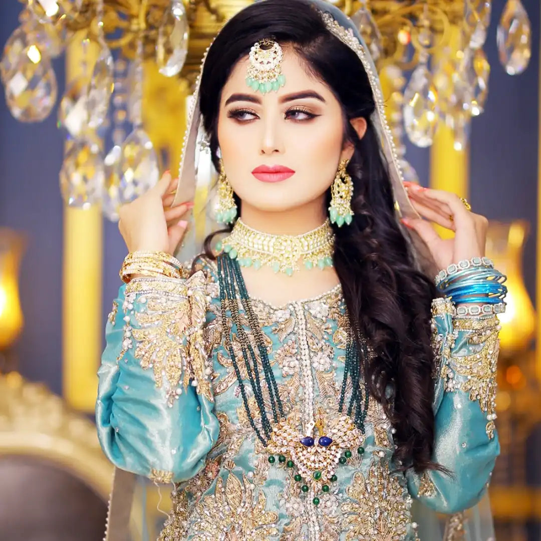 mala necklace set price in pakistan NJC-003