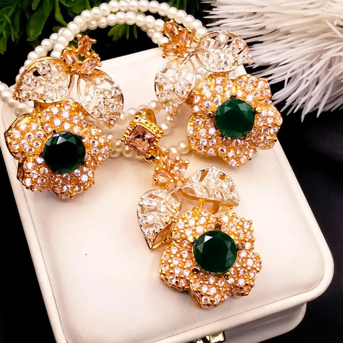 mala set price in pakistan njc-015 green