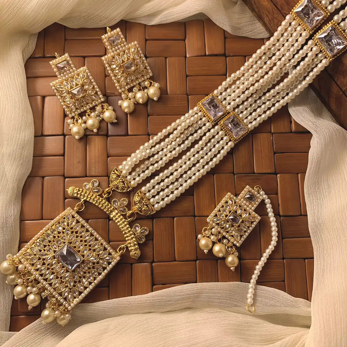 moti mala set design with price in Pakistan njc-013 champion