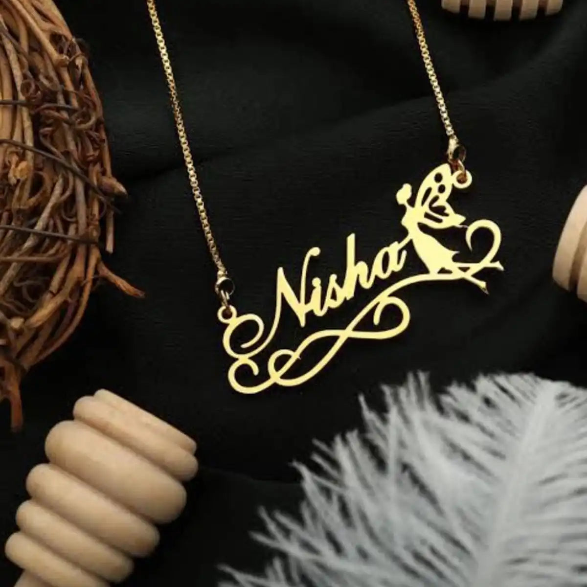 Name Pendant NJC-003 – Noor's Jewellery Collections