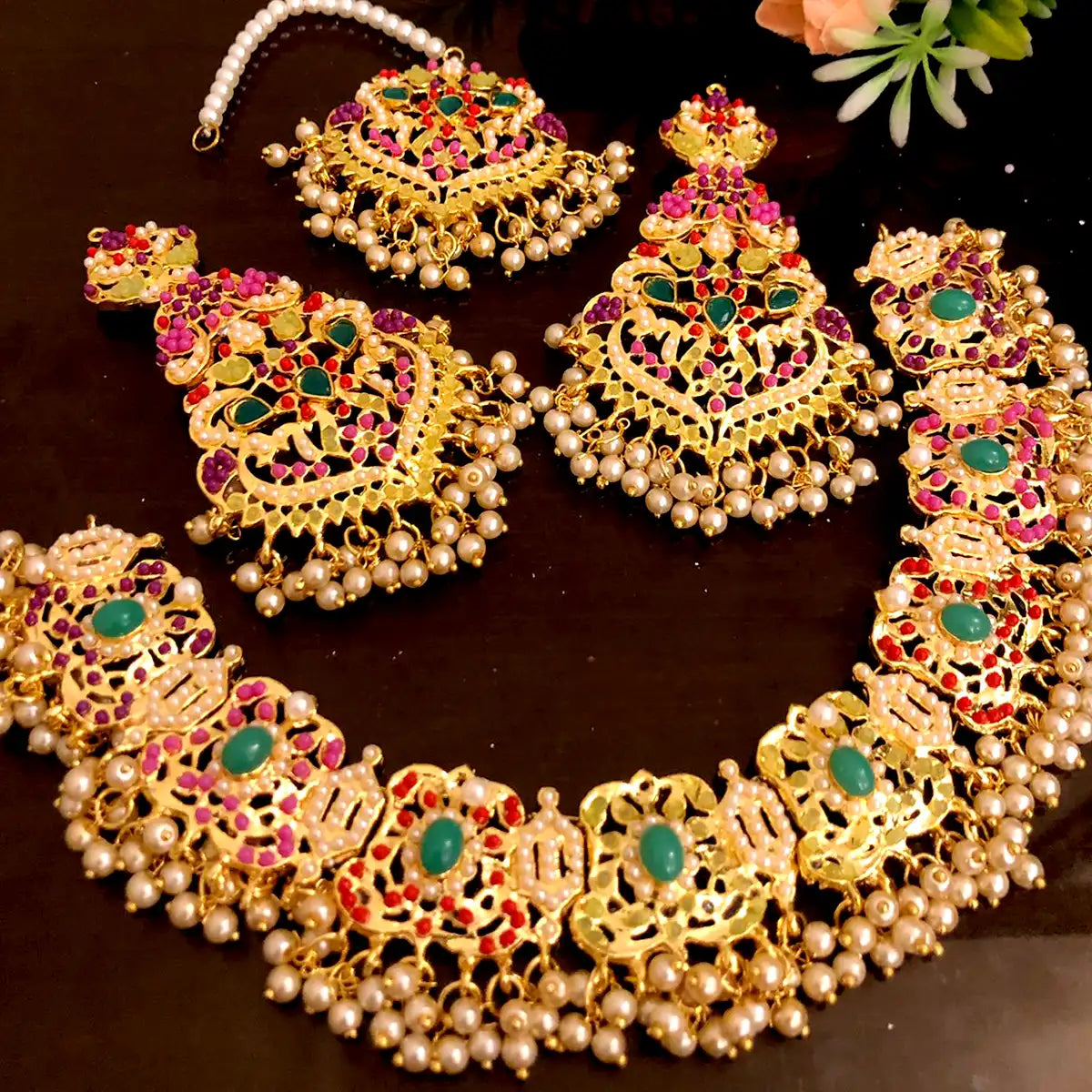 necklace price in pakistan njc-012 green