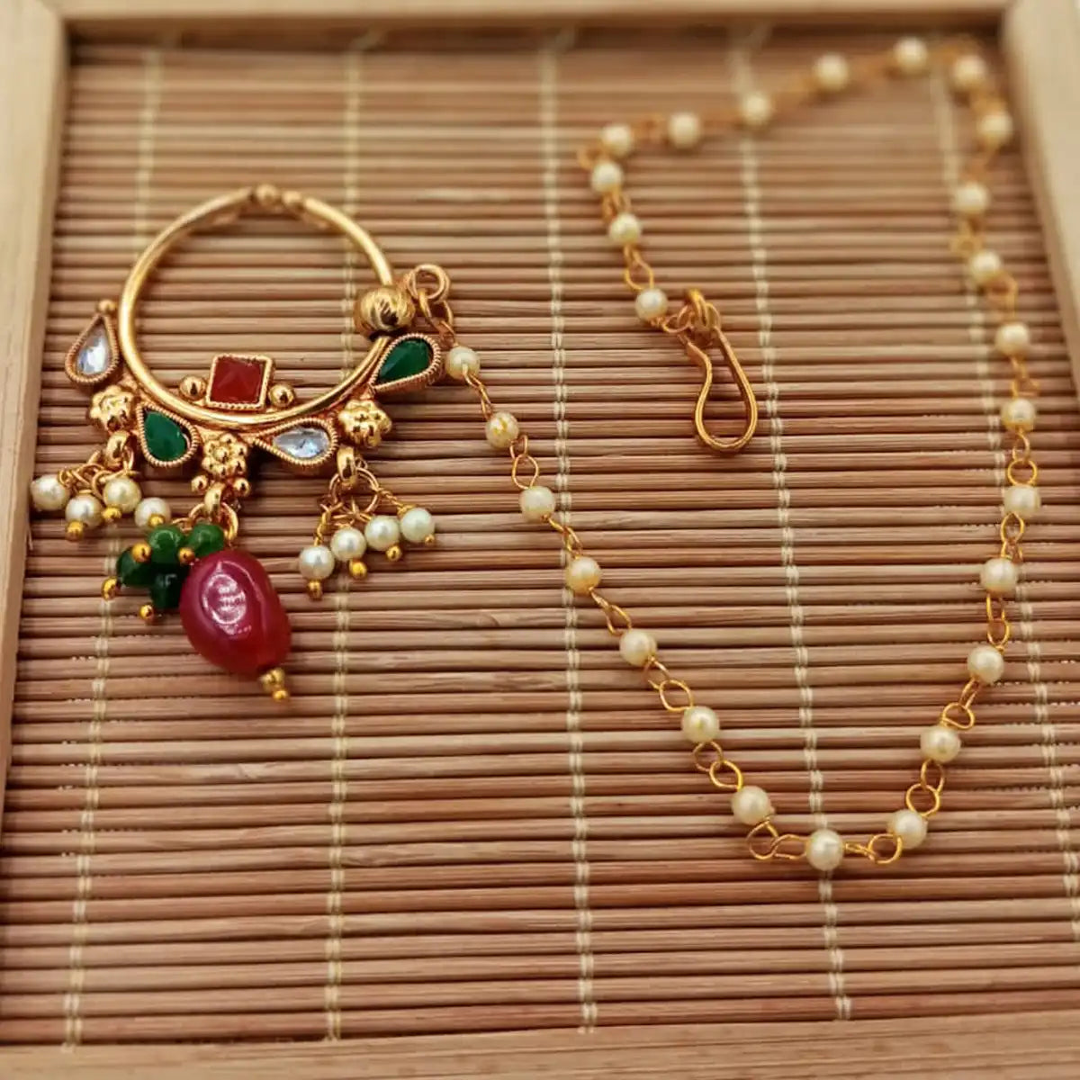 nose rings for girls njc-001 multi color