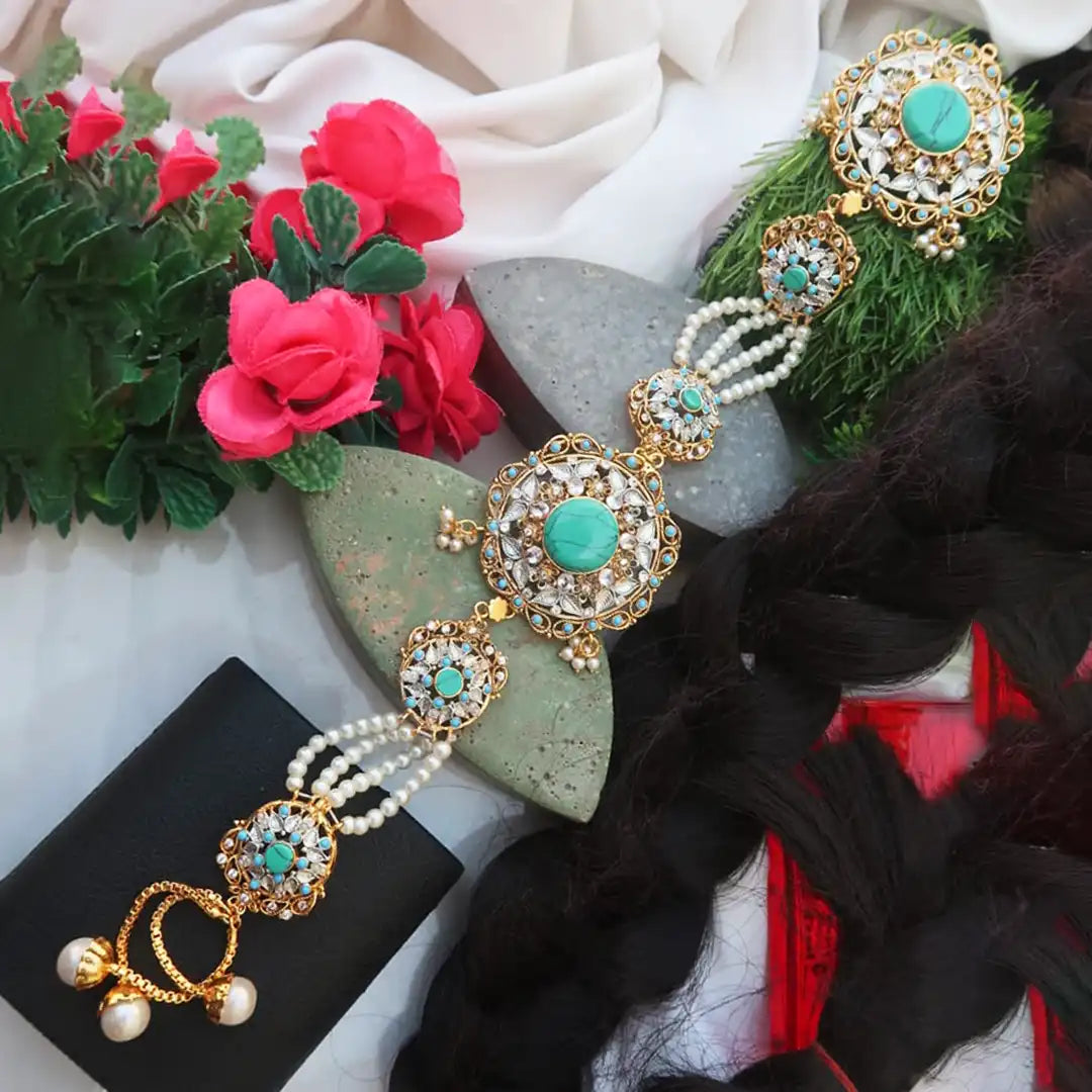 paranda online shopping pakistan NJC-003 turquoise