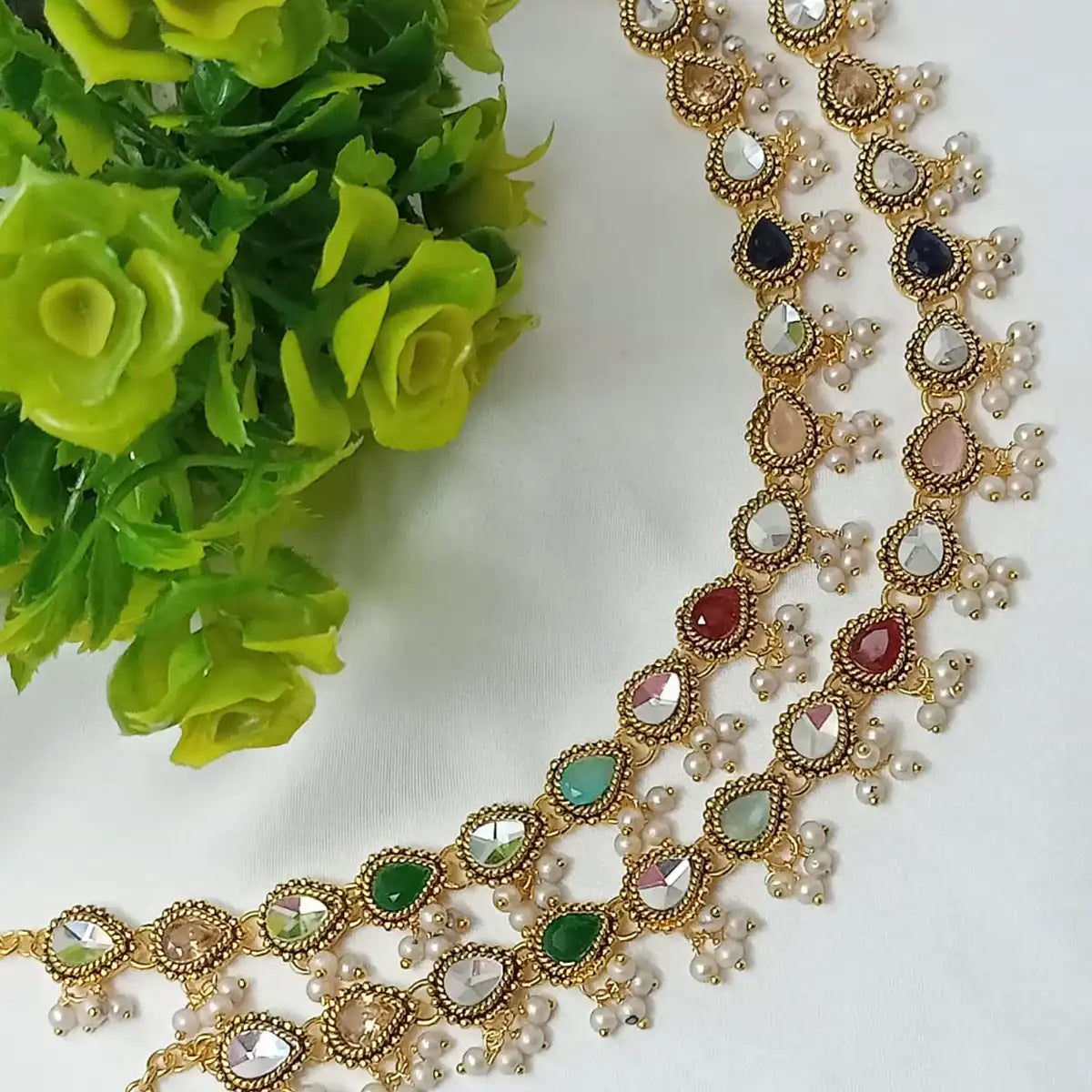 pazeb designs in pakistan njc-001 multi color