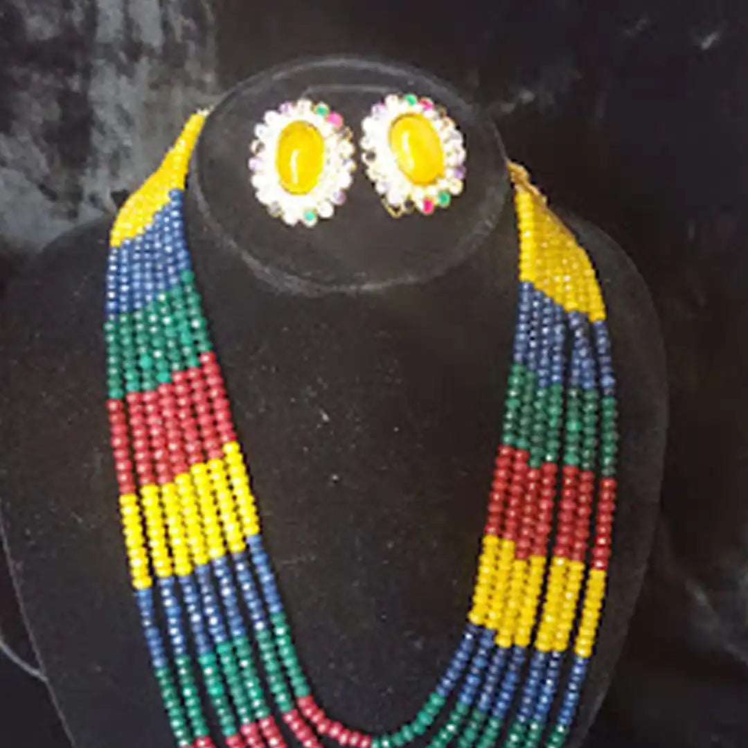 semi precious stone jewellery NJC-001