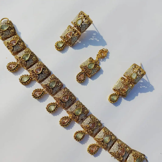 simple ready to wear choker set njc-014 multi color