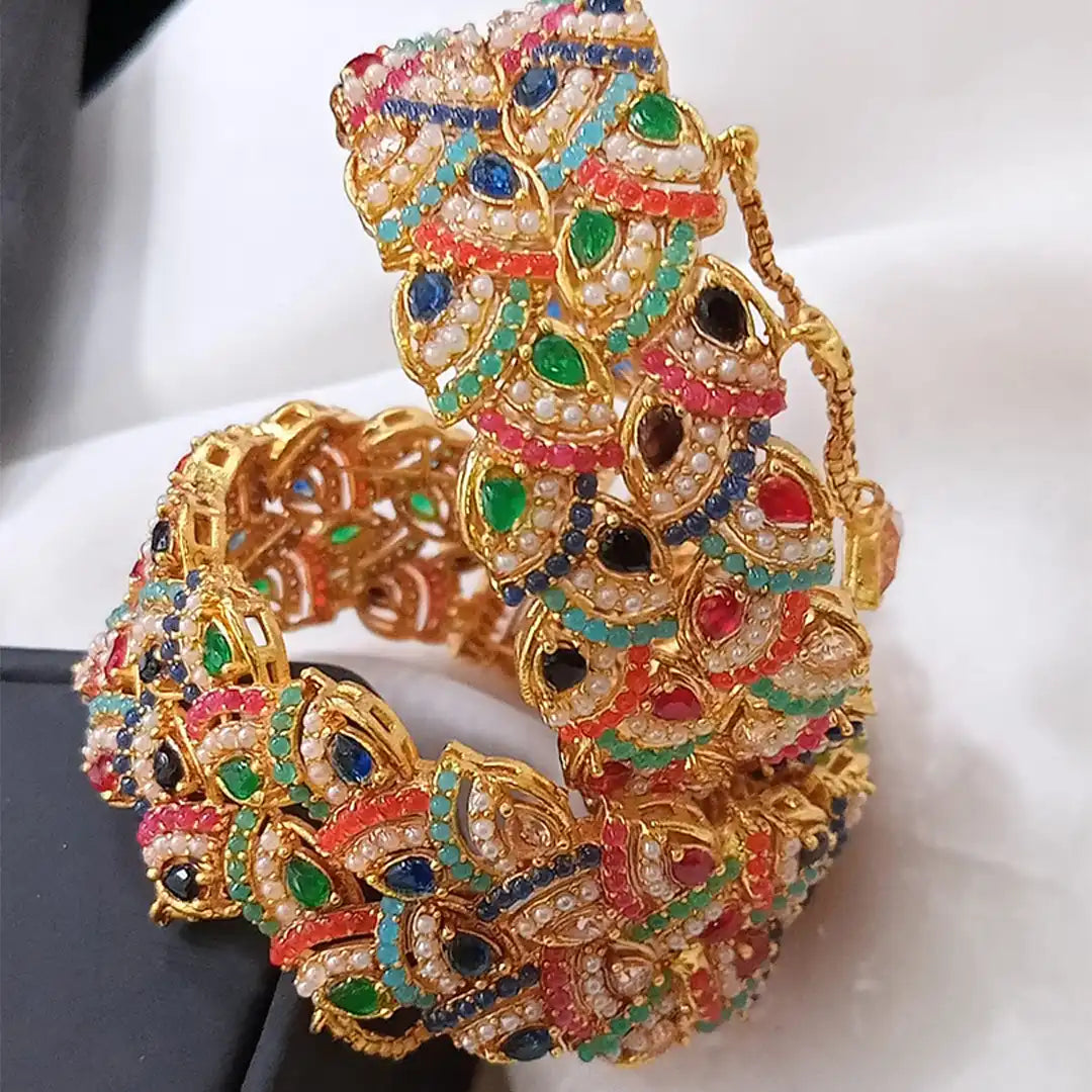 stone bangles NJC-002 multi color