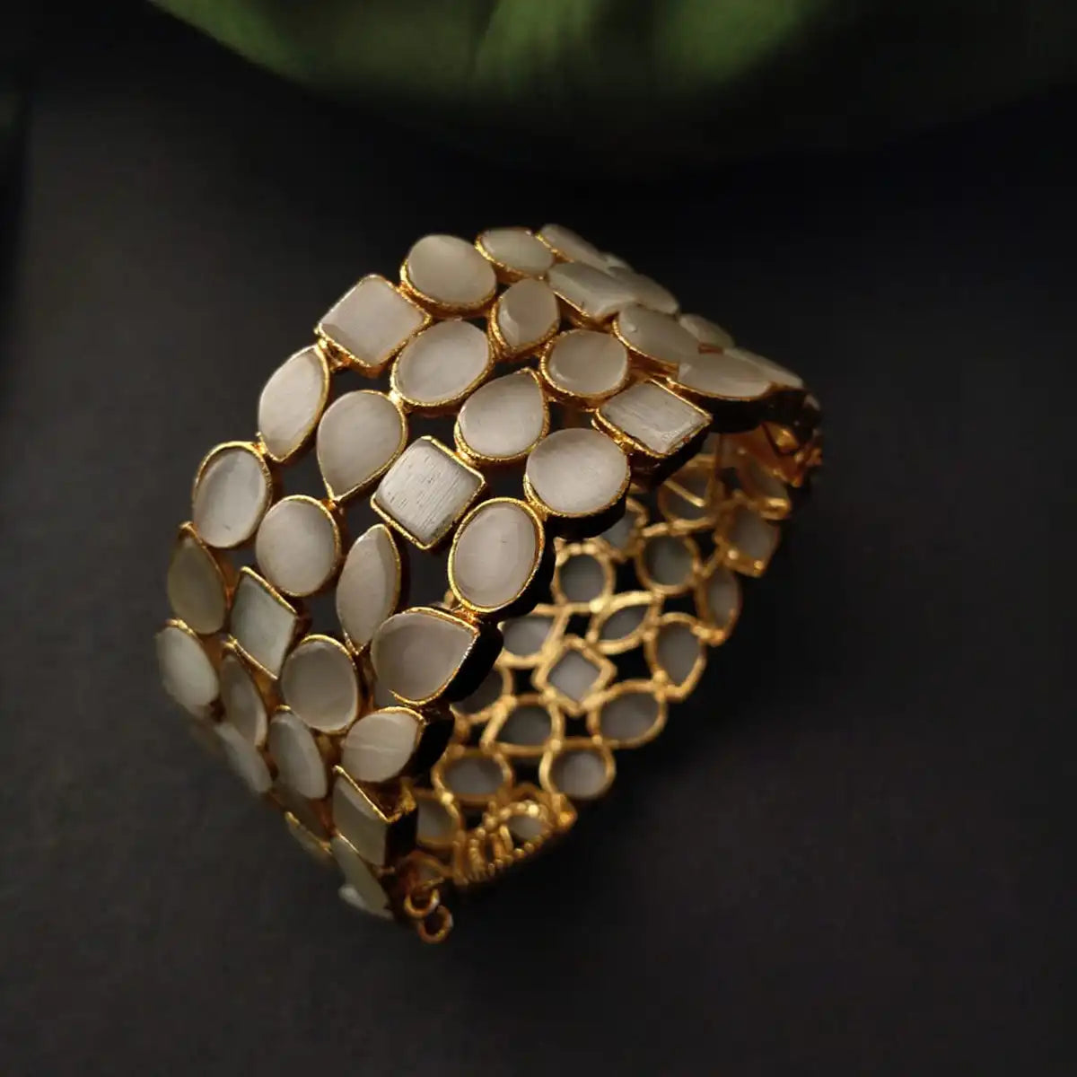 stone bangles designs with price njc-013 grey