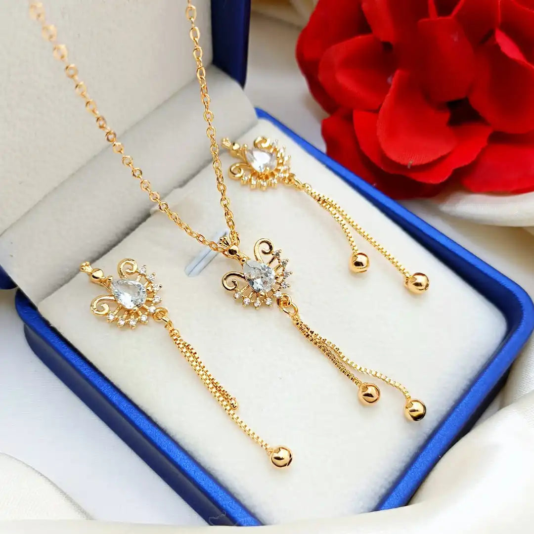women locket set price in pakistan NJC-024