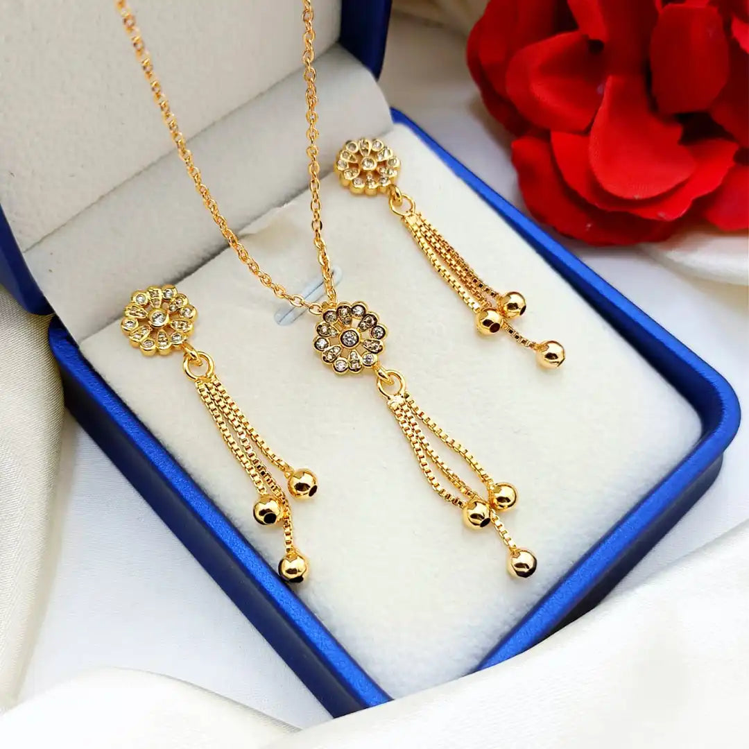 women locket set price in pakistan NJC-026
