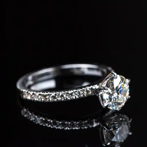 diamond imitation rings jewellery bridal 