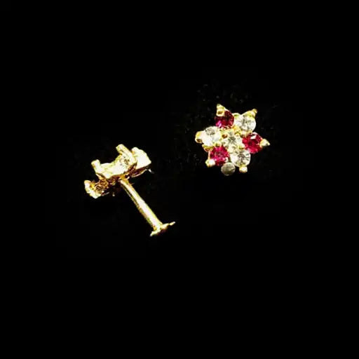 nose pin designs in gold for female