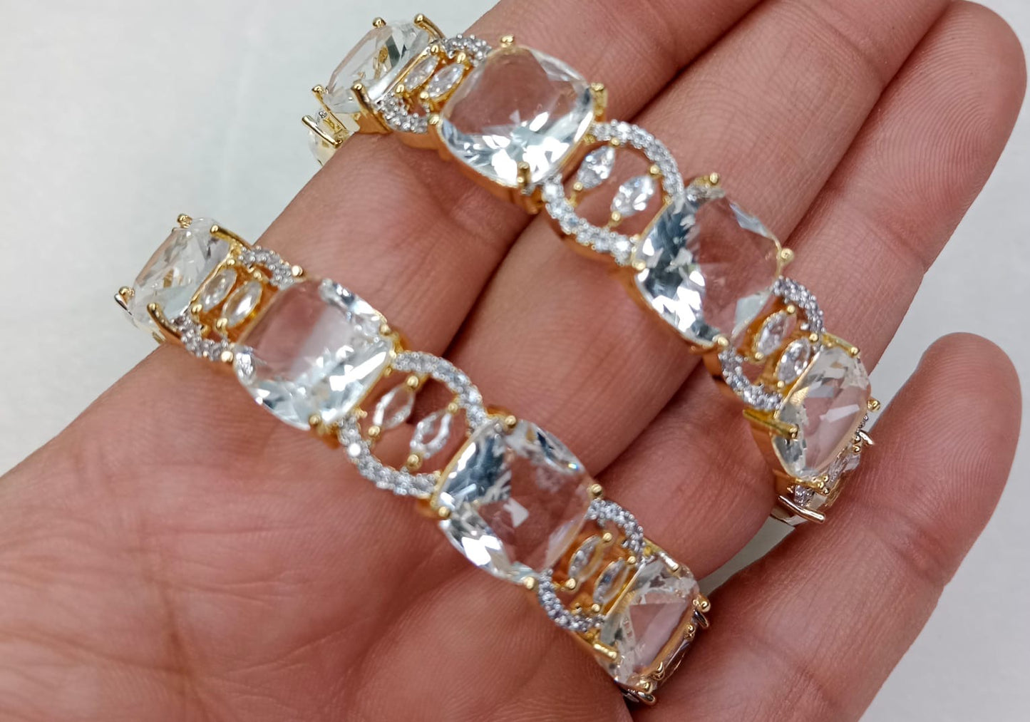 American diamond bangles