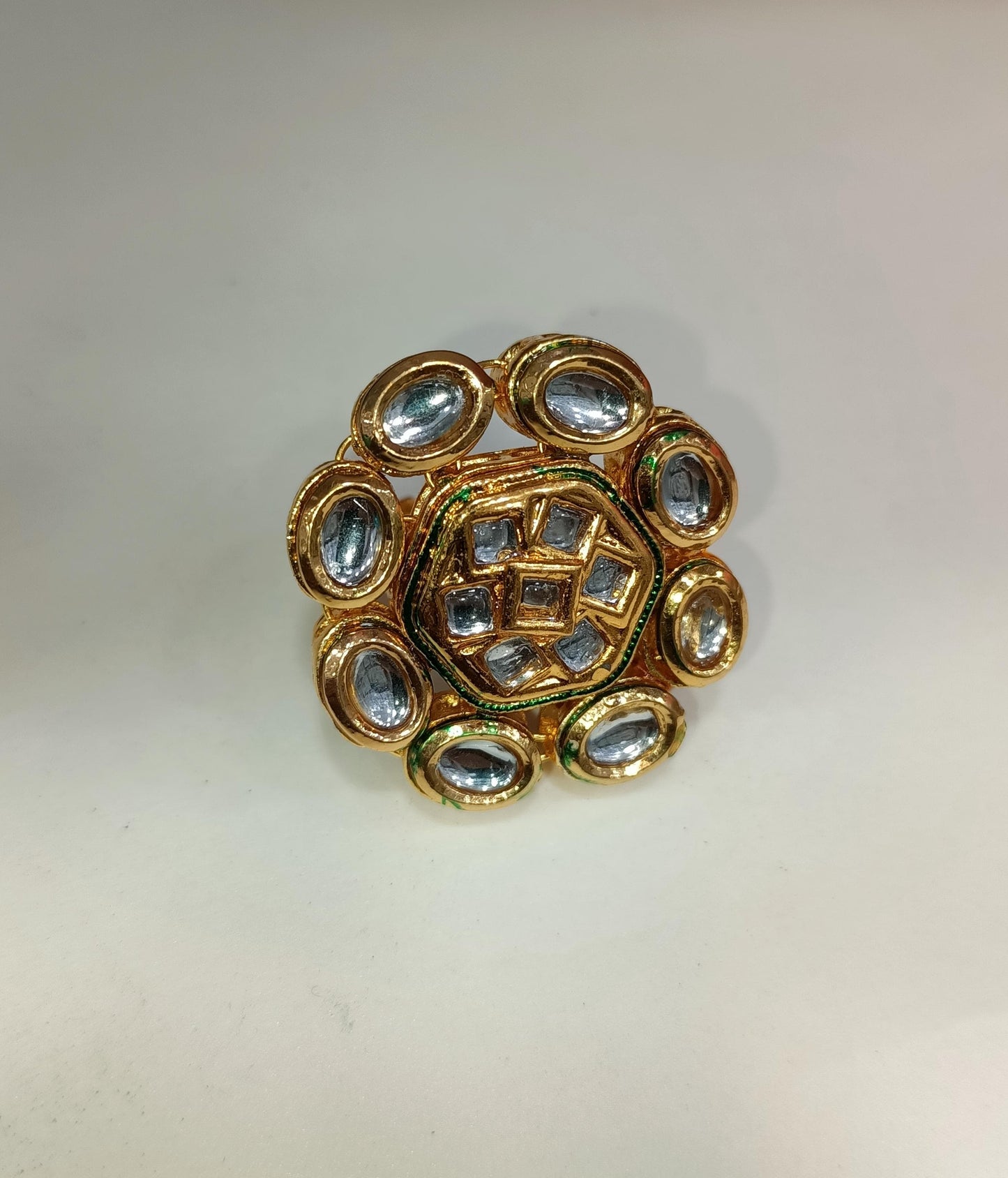 *Kundan Goldplated Rings*