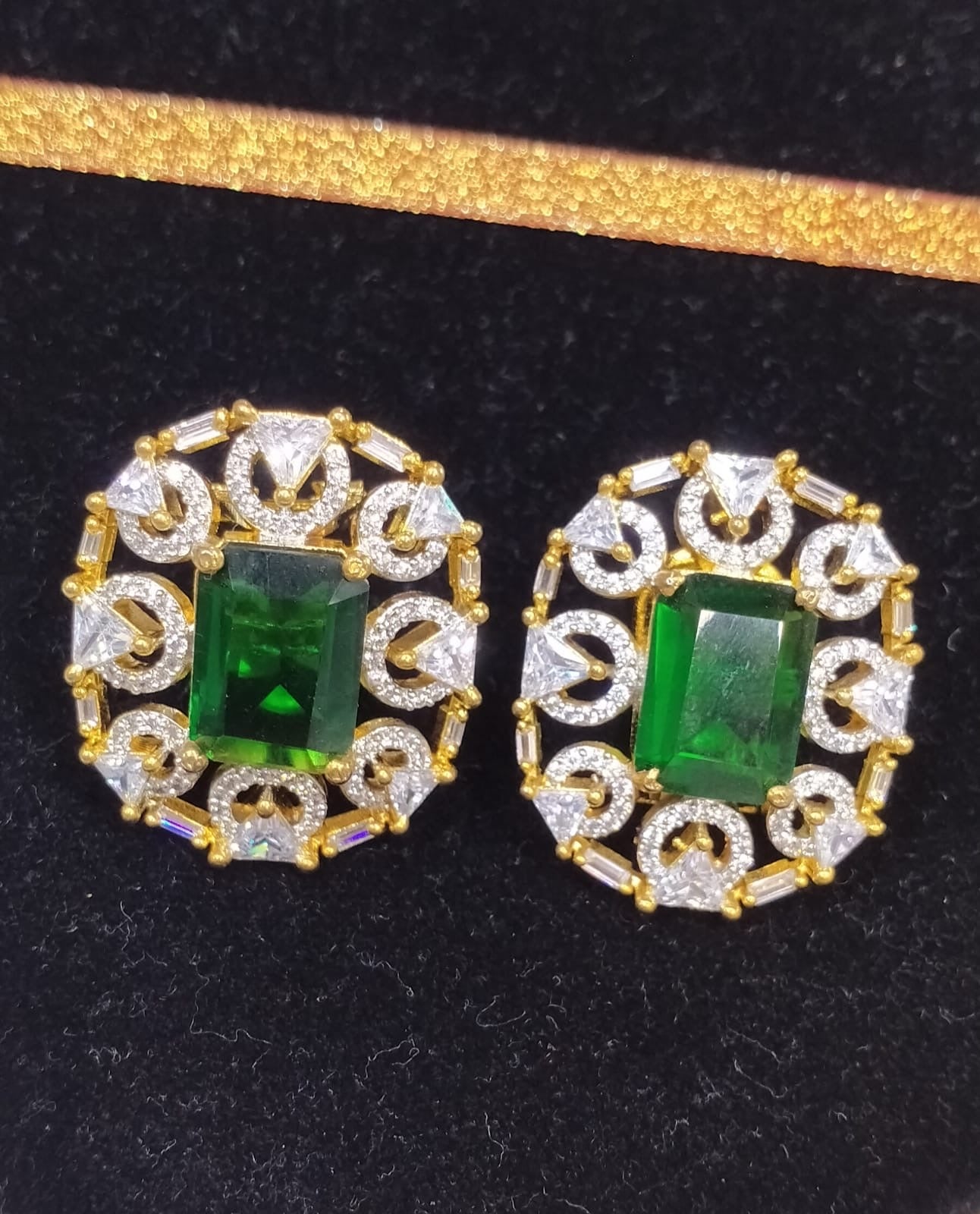 *Victorian Style Zircon Studs*