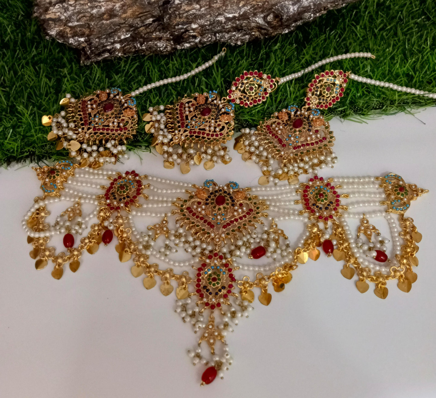 *Hyderabadi Flexible choker set*