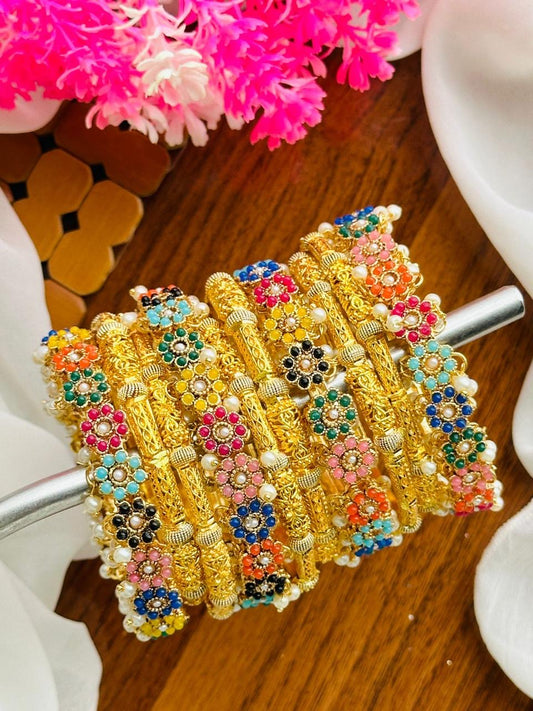 Nauratan 4pcs bangle set