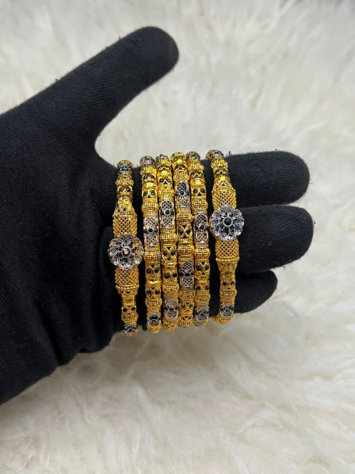 Fine Quality Real Stones Bangles