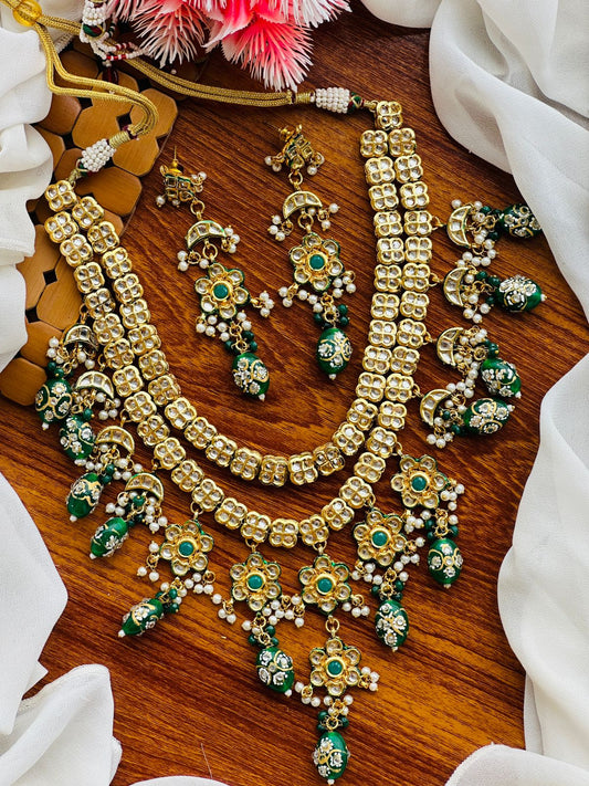 *Handmade Dabbi Kundan Back Meenakari sets*