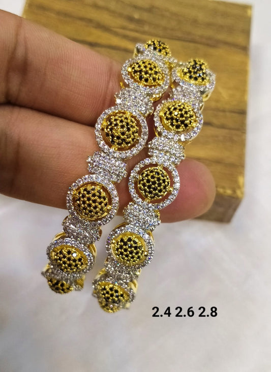 *Zircon Ball bangles, pair price*