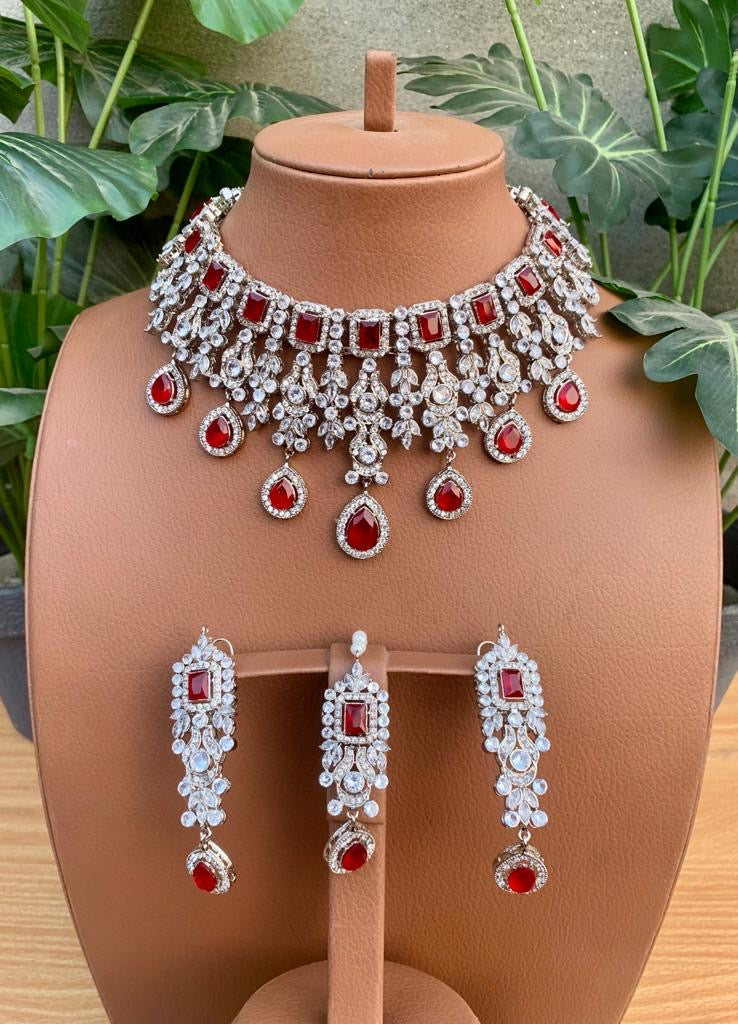 Zircon bridal Necklace sets