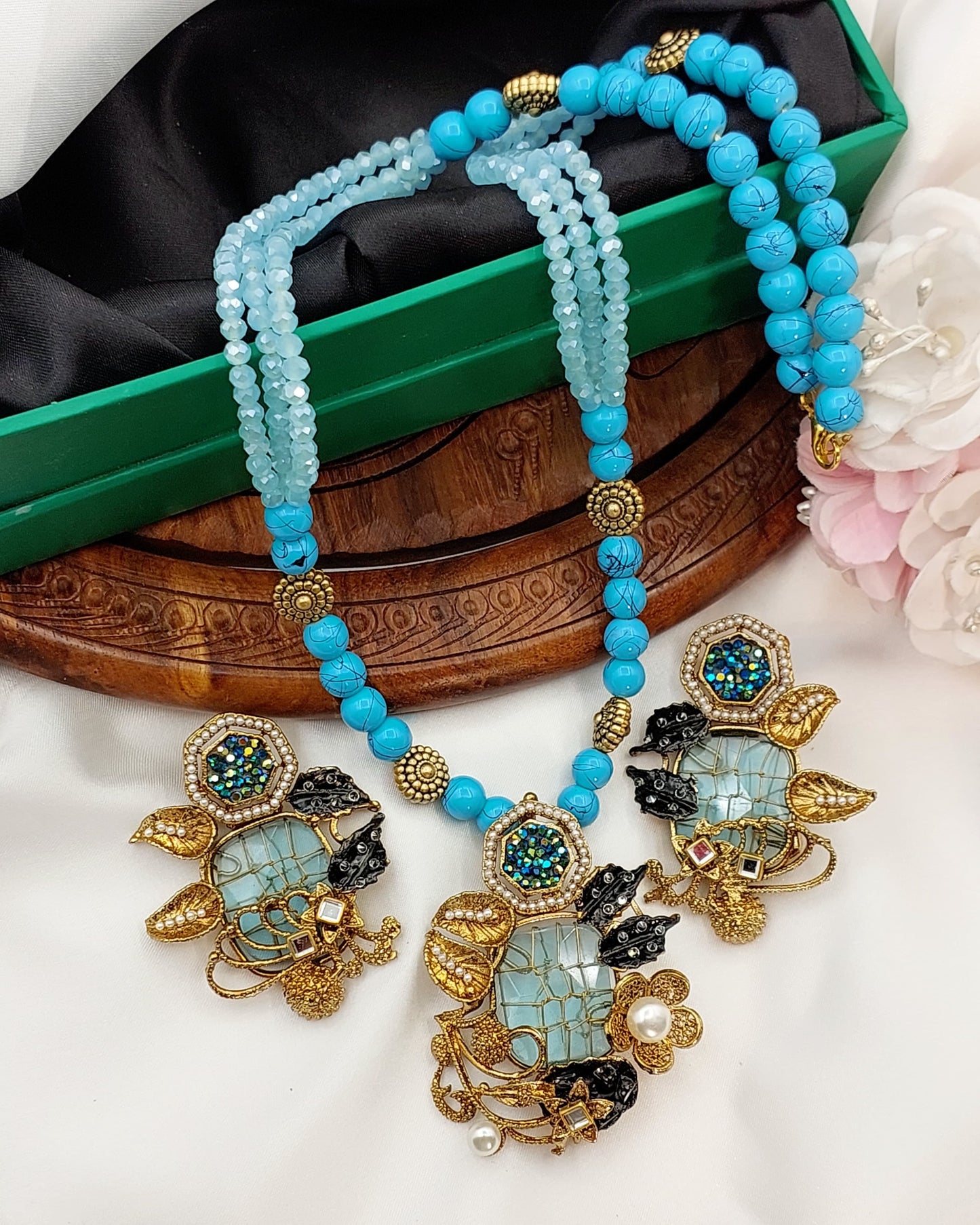 Designer Turkish stone fine quality Mala set