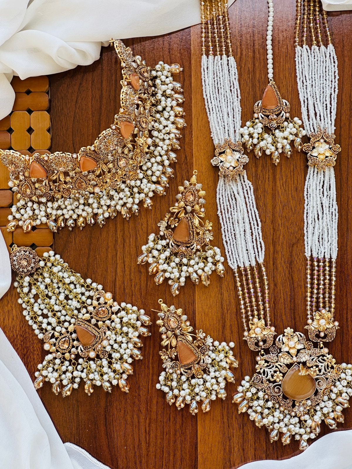 3D Mala bridal set