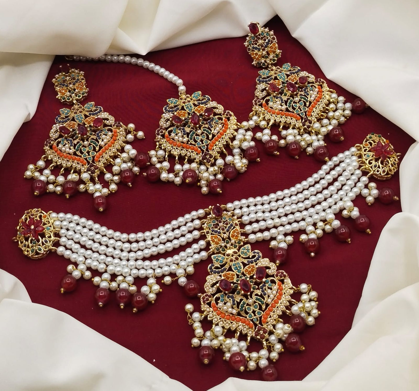 Nauratan Choker Set