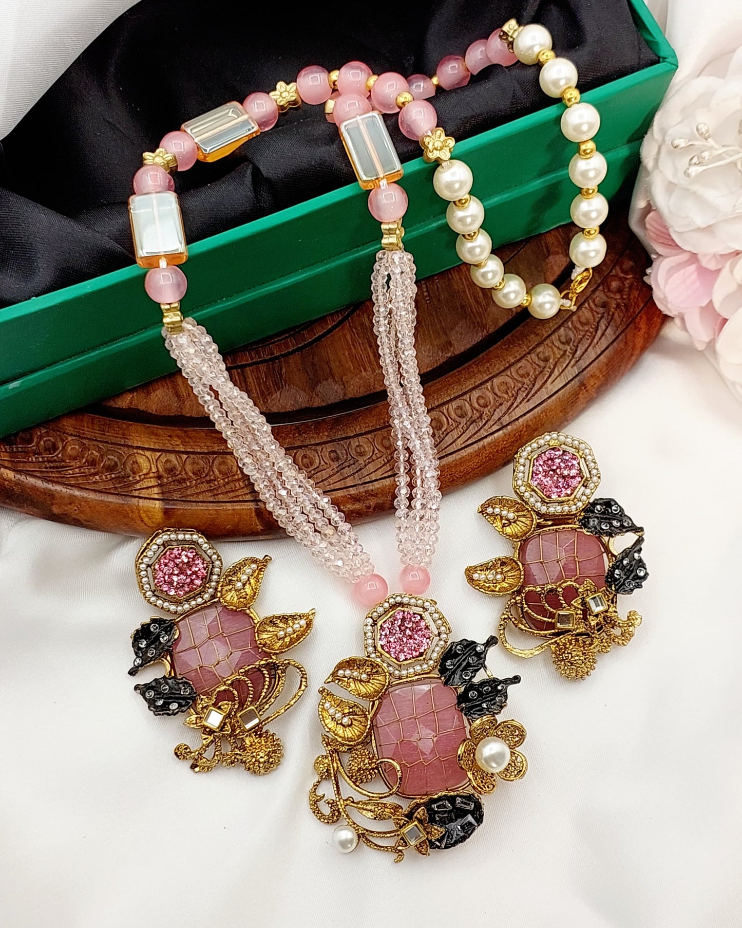 Designer Turkish stone fine quality Mala set