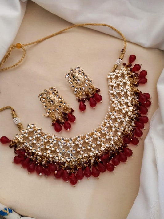 *Sheesh kundan necklace sets*