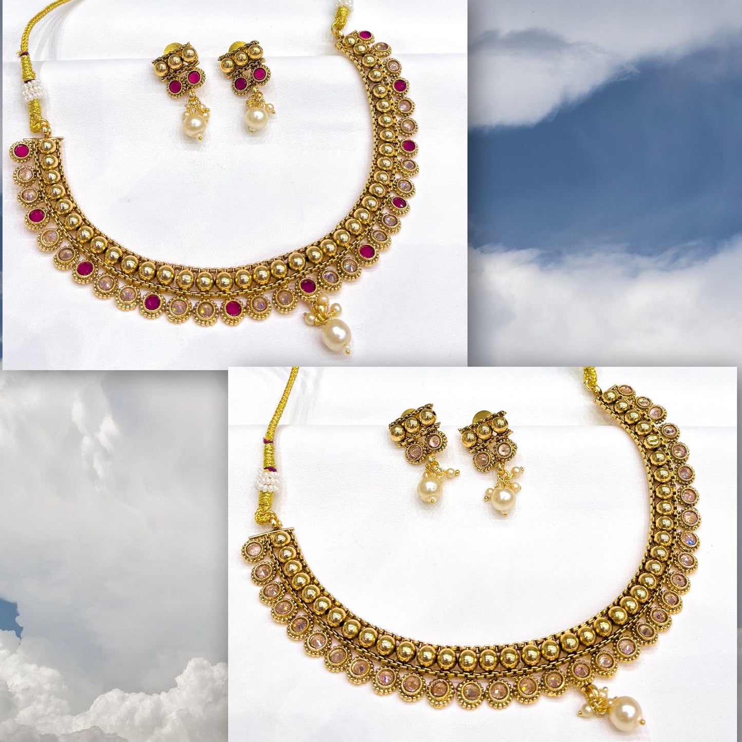 Indian madrasi necklace set