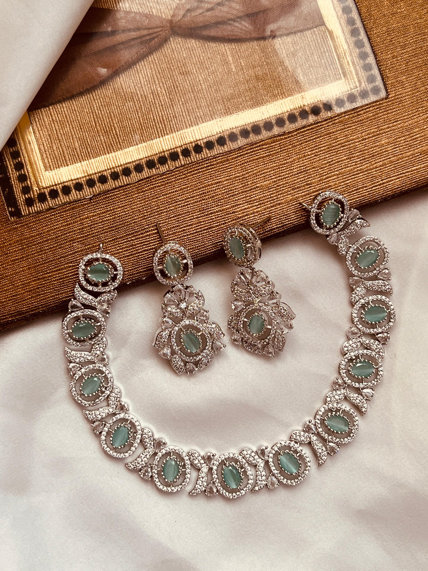 Zircon high quality necklace sets