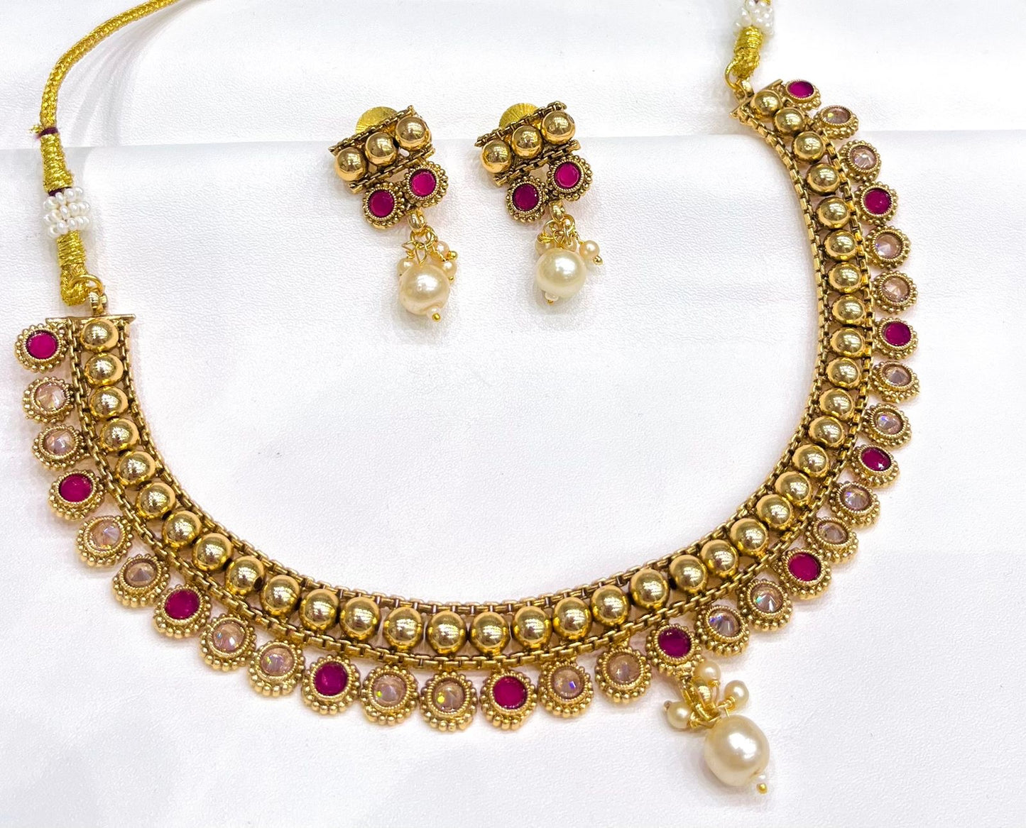 Indian madrasi necklace set