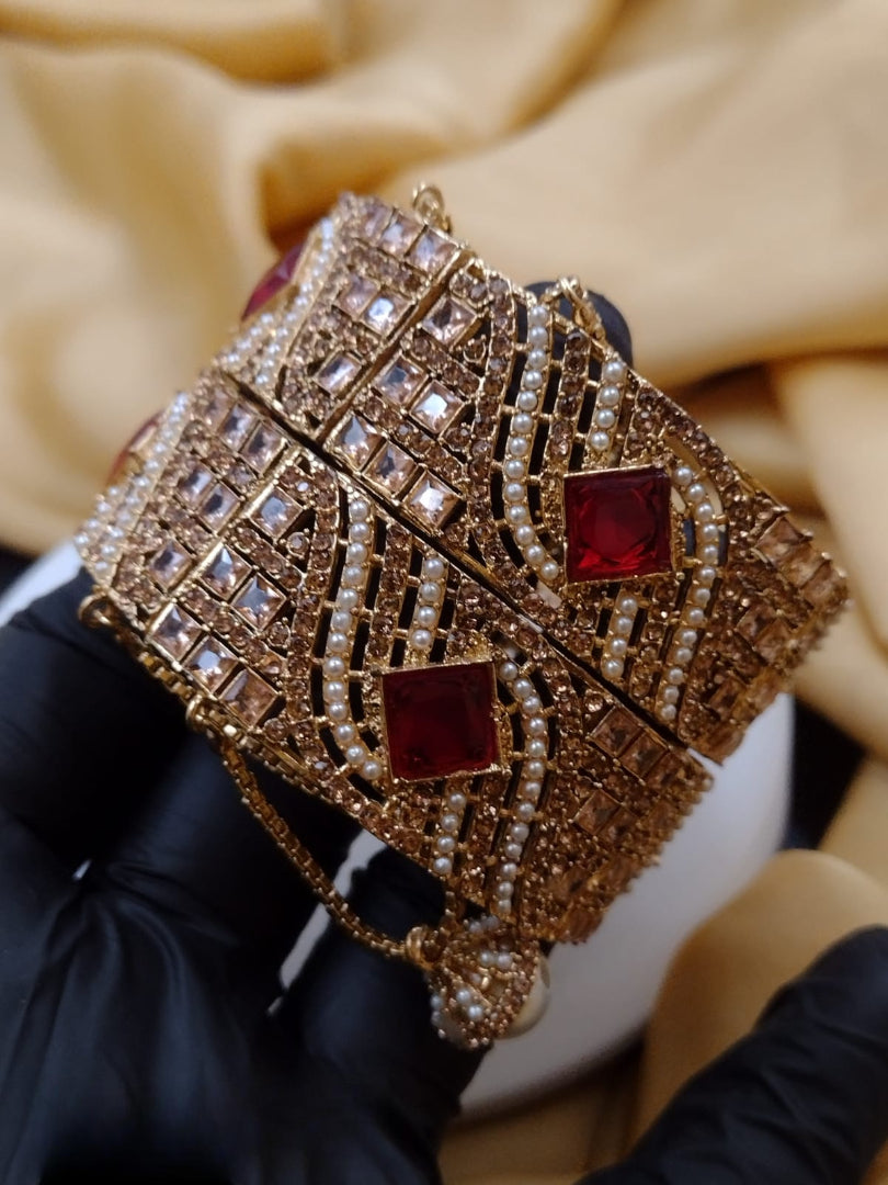New design  Stylish  Zarqan Open able  Two piece bangle