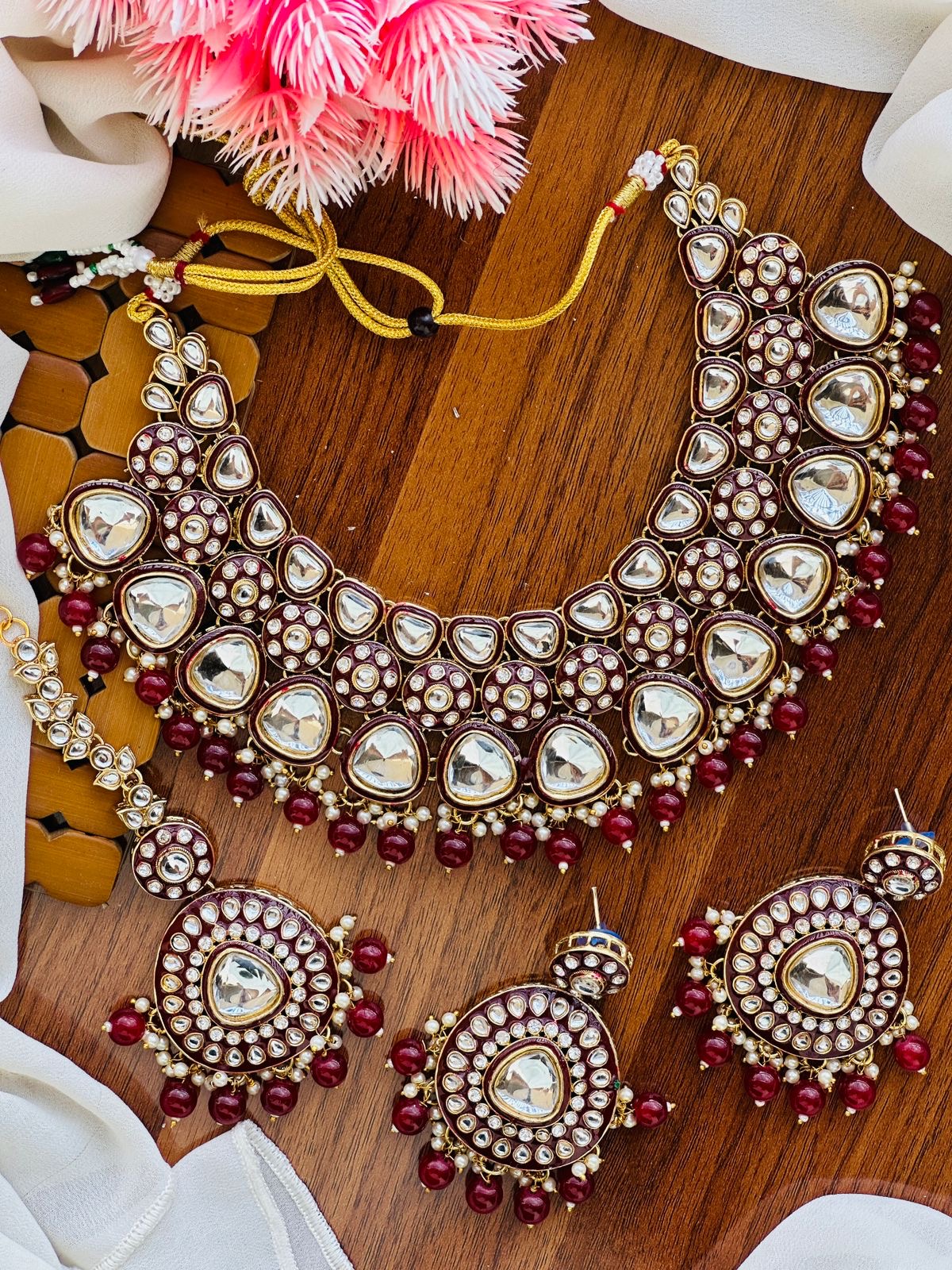 Handmade dabbiii Kundan set