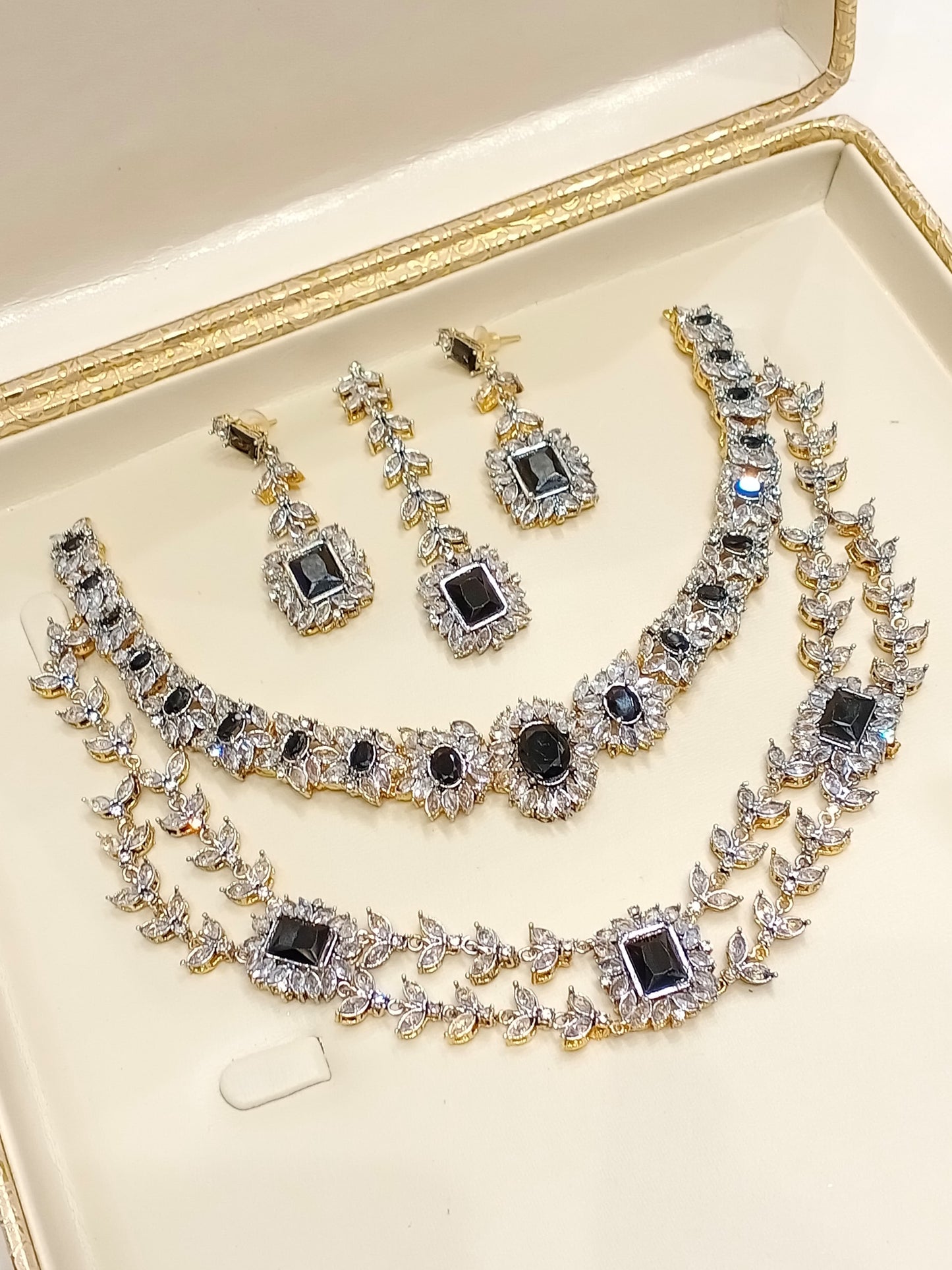 Zircon bridal set