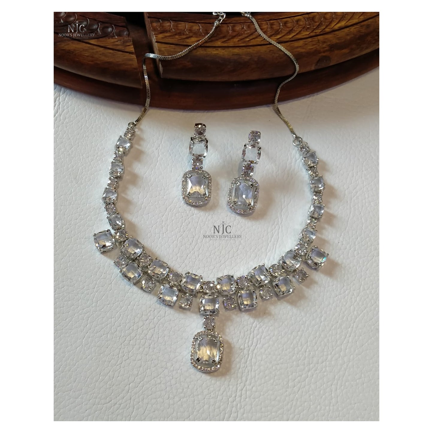 American diamond necklace set