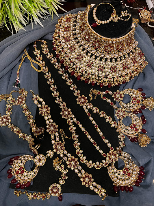 Bridal set Mala necklace