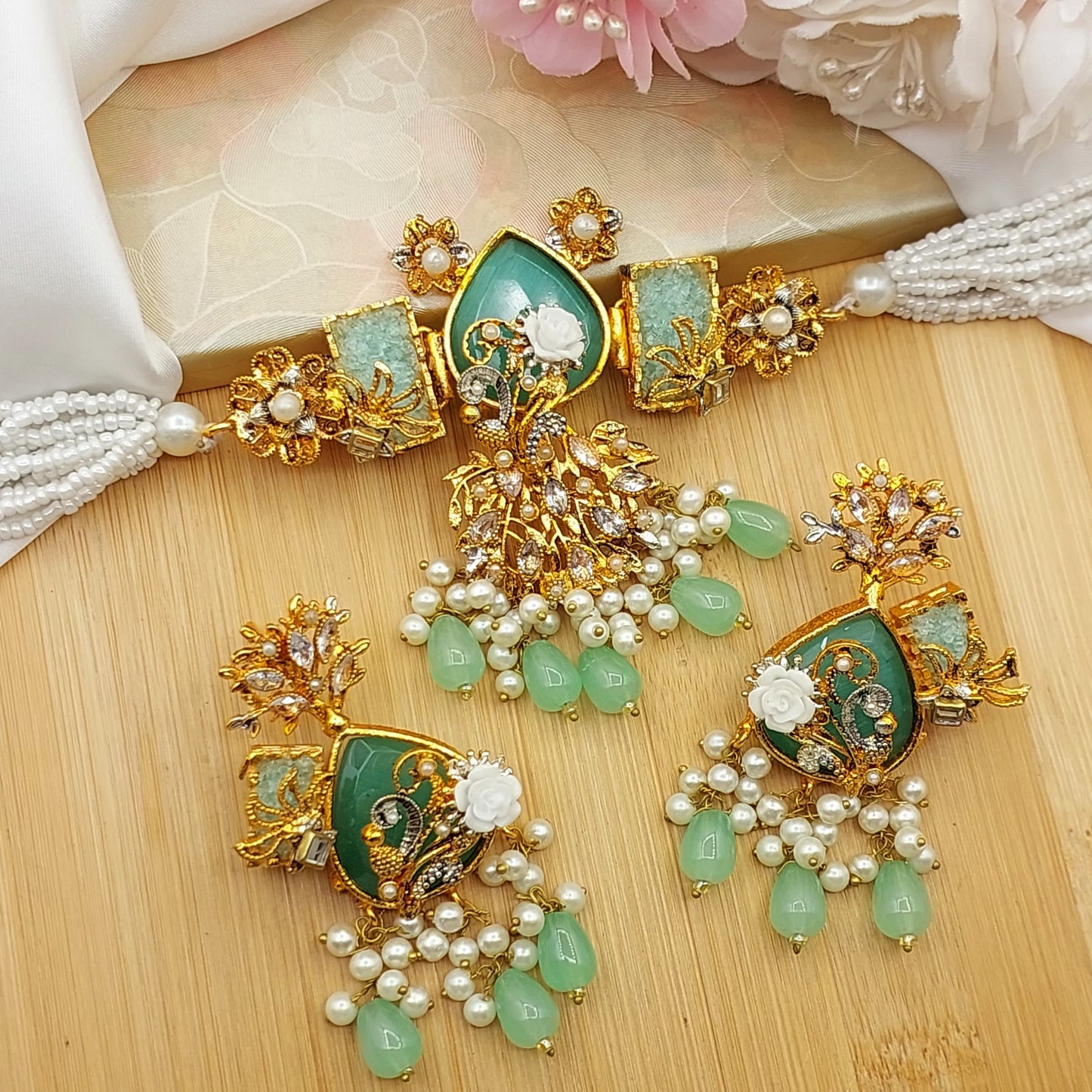 Handmade Turkish necklace set