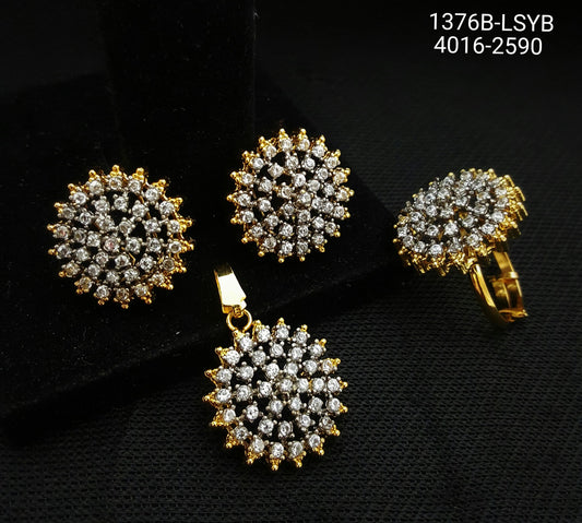 Diamond imitation pendant sets