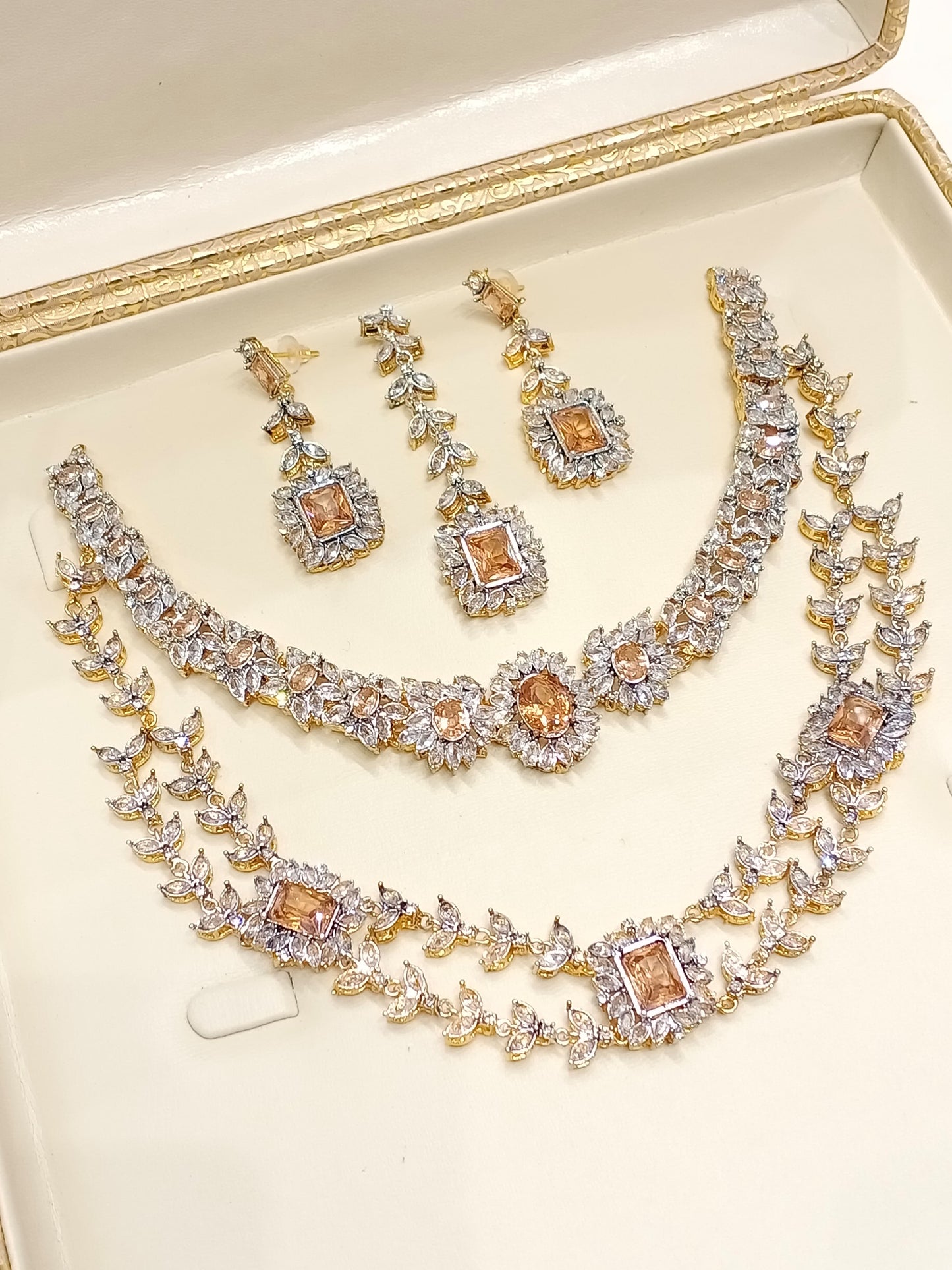 Zircon bridal set