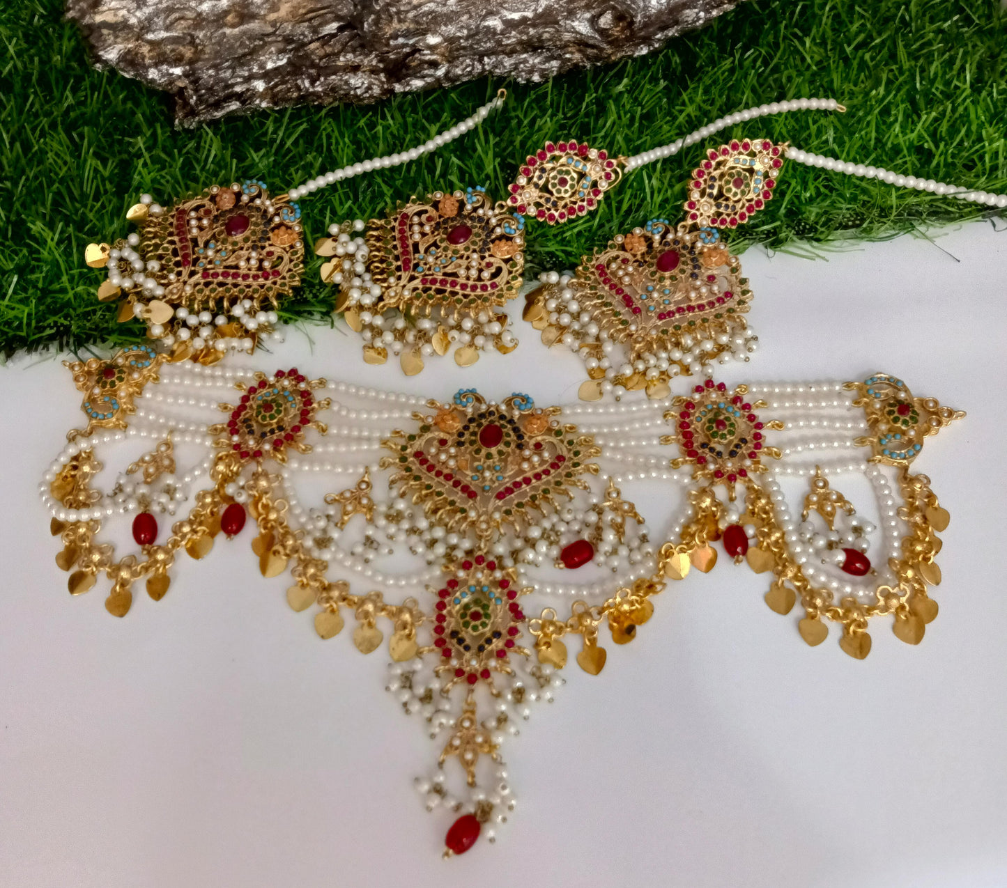 *Hyderabadi Flexible choker set*