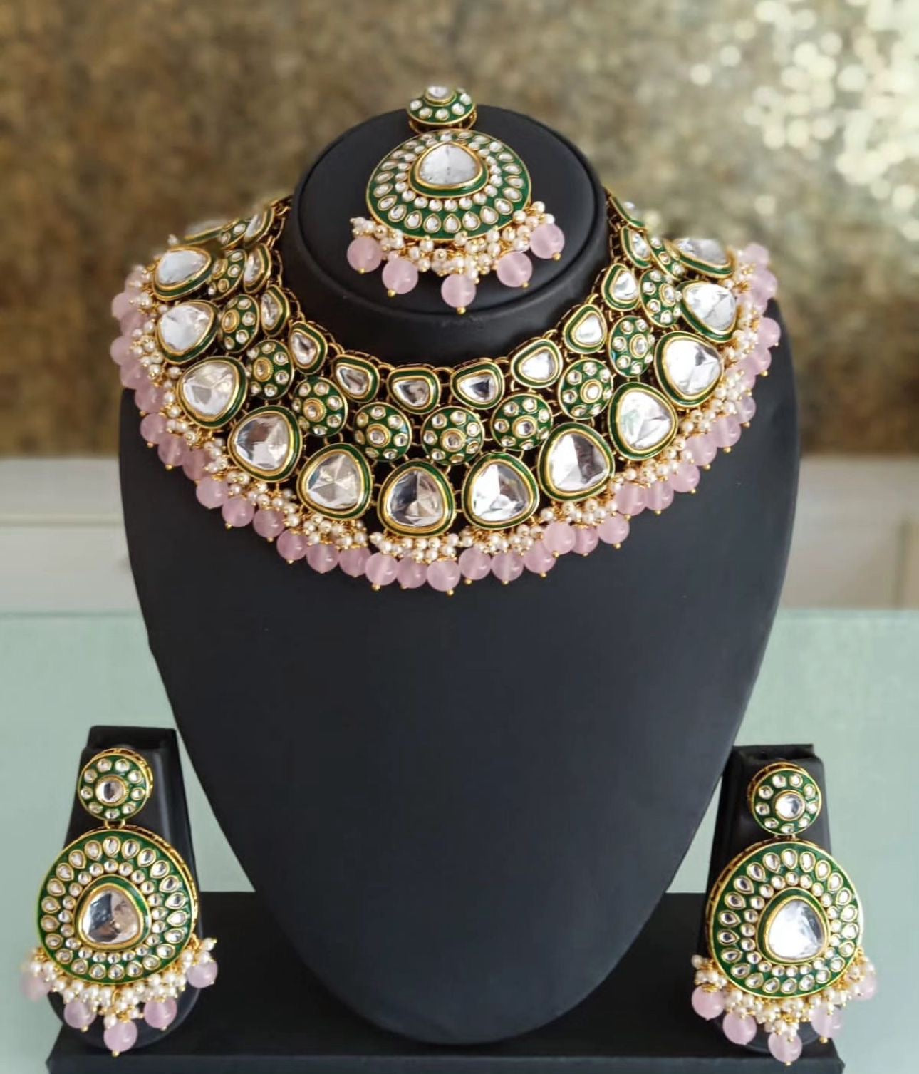 Handmade dabbiii Kundan set