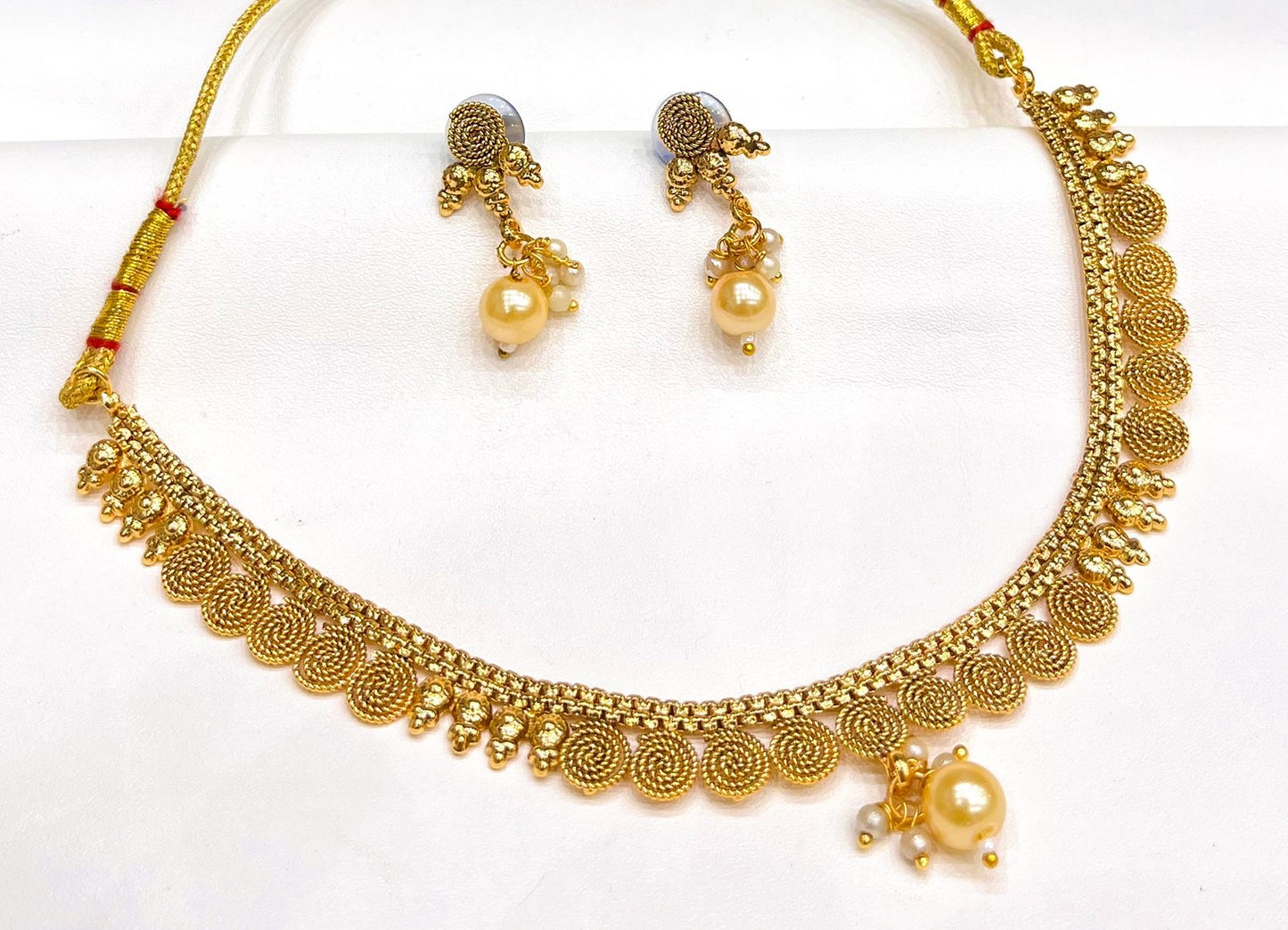 Indian madrasi necklace set