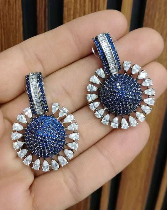 Zircon earrings