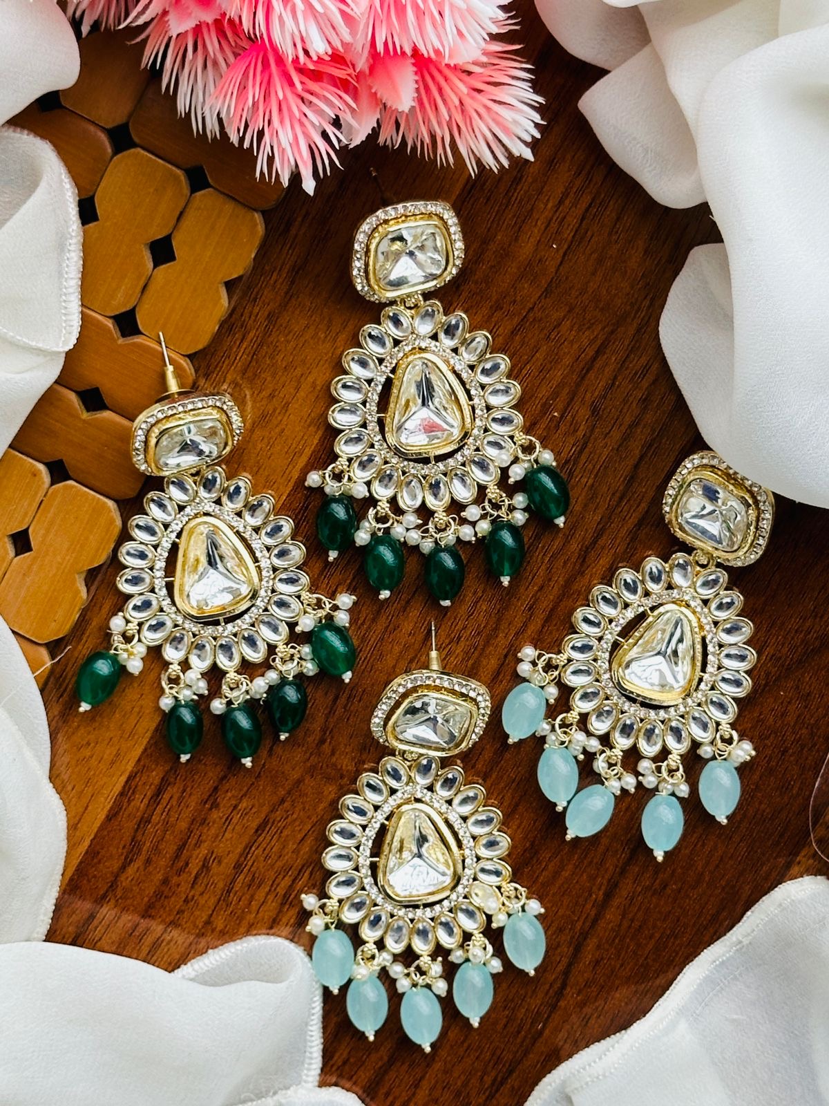 Dabbi kundan earrings