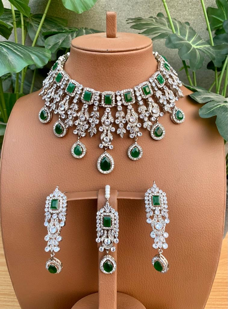 Zircon bridal Necklace sets