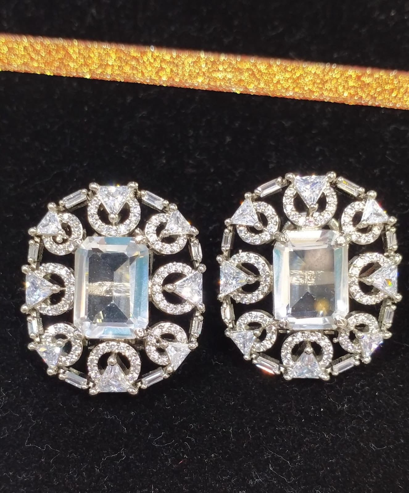 *Victorian Style Zircon Studs*