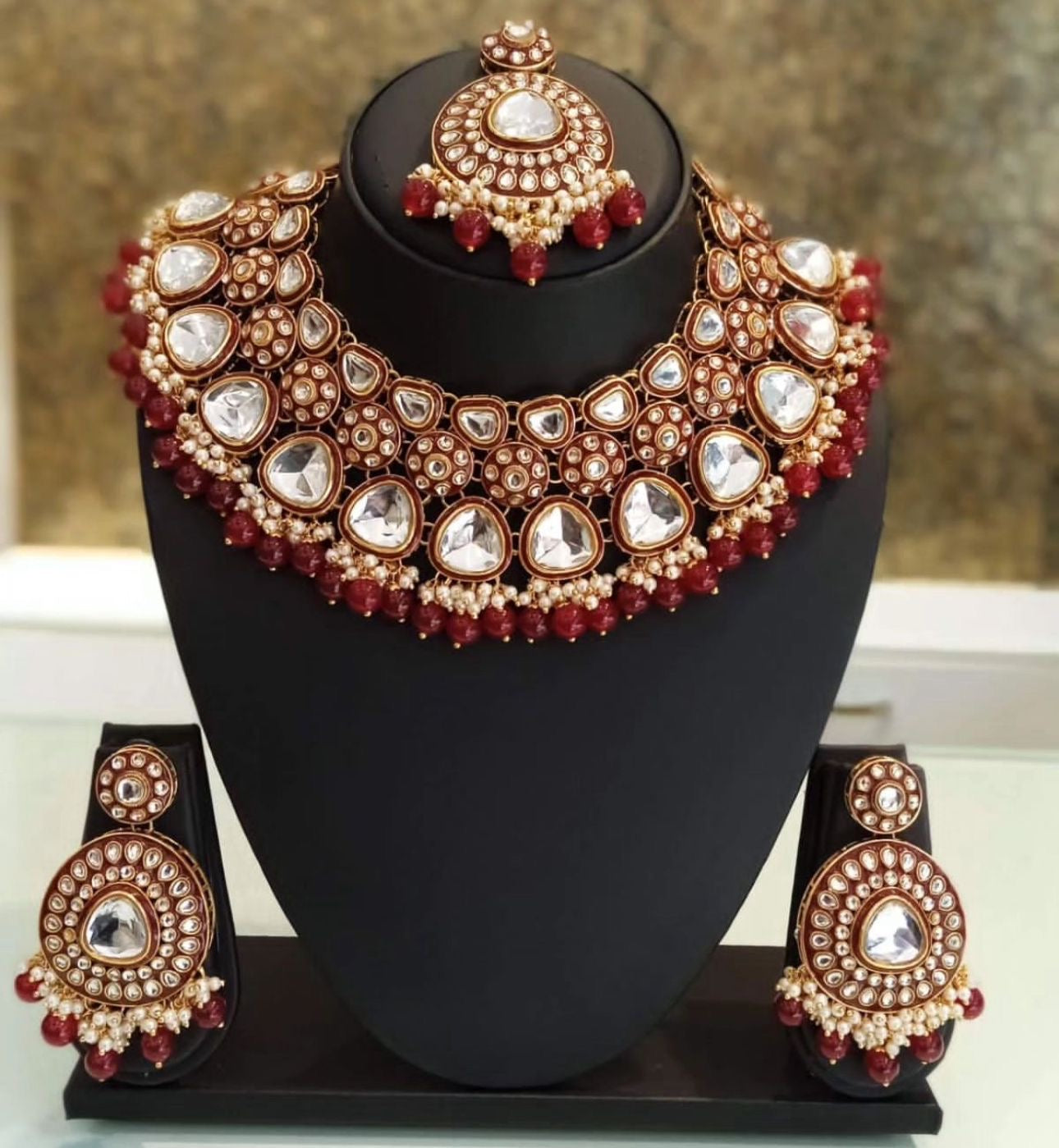 Handmade dabbiii Kundan set